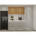 Modular Shaker White Oak Framed Design Kitchen Cabinet